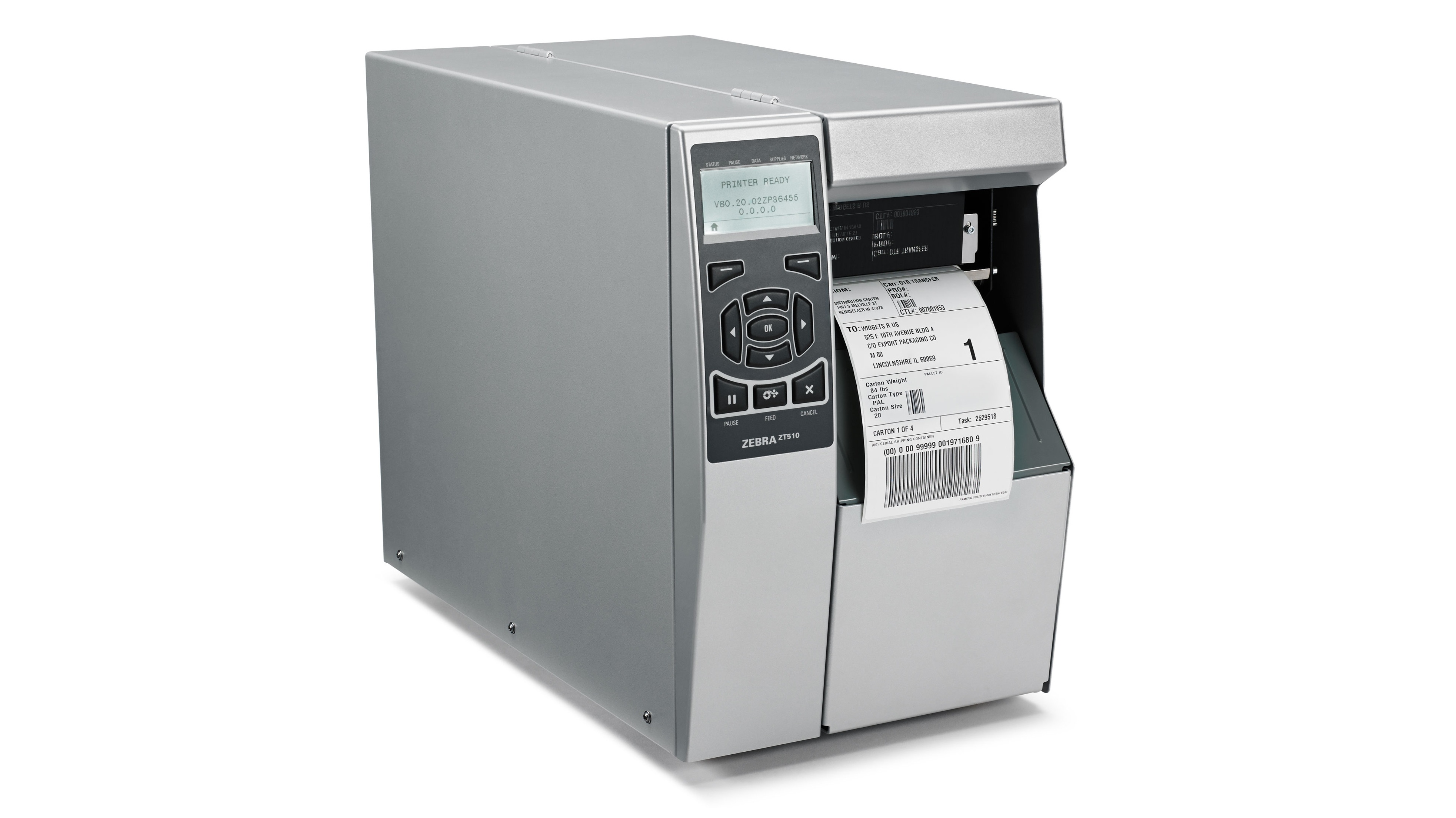 Zebra ZT510 Industrial Barcode Printer